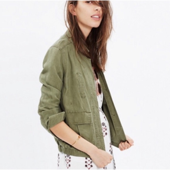 Madewell Jackets & Blazers - MADEWELL League Cargo Jacket Olive Green Size M